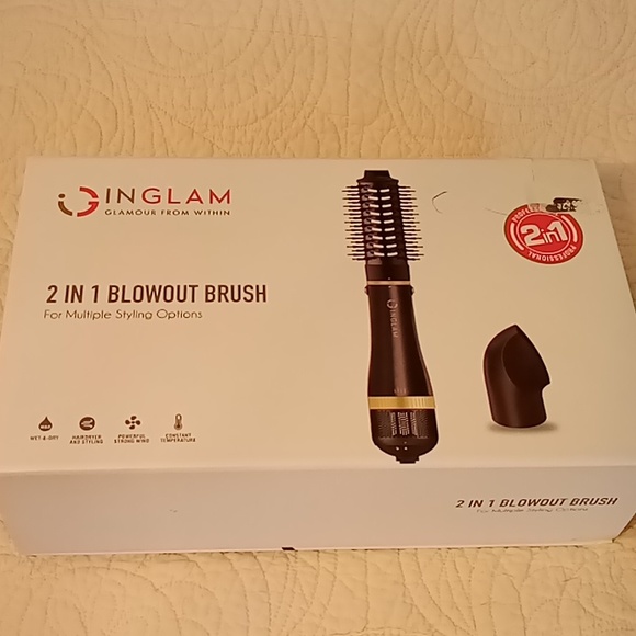 Inglam 2in1 blow out brush - Picture 1 of 2